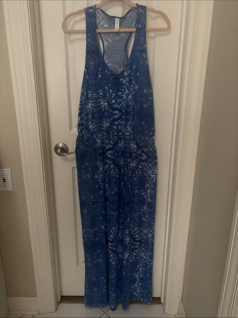 Threads 4 Thought Blue Floral Racerback Maxi - Picture 4 of 6